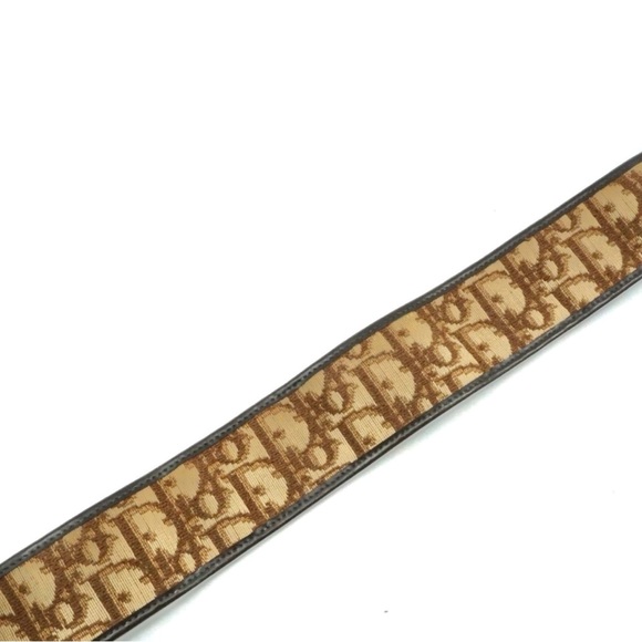 Christian Dior Wide Trotter belt canvas / leather - Picture 6 of 10